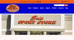 Desktop Screenshot of eriesportstore.com