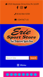 Mobile Screenshot of eriesportstore.com